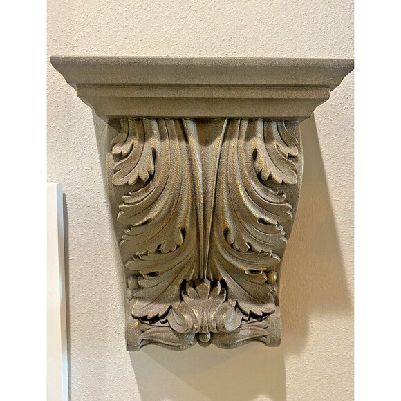 Home Interiors Vintage Set of 2 Ornate Wall Shelves - Picture 4 of 13